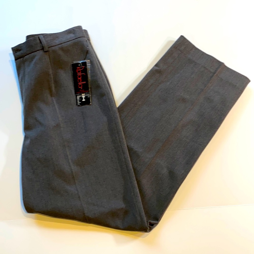 Rafaella Petites SZ 6P Gray Dress Pants New D4